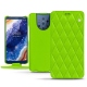 Custodia in pelle Nokia 9 PureView - Vert fluo - Couture