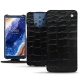 Capa em pele Nokia 9 PureView - Crocodile nero