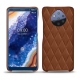 Capa em pele Nokia 9 PureView - Marron - Couture ( Nappa - Pantone 1615C ) 