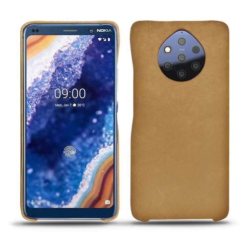 Nokia 9 PureView leather coverSable vintage ( Pantone #9b7340 ) 