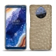 Capa em pele Nokia 9 PureView - Autruche desert