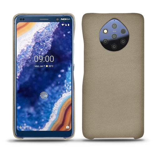 Capa em pele Nokia 9 PureViewDarboun sabla ( Pantone #BCB1A1 )