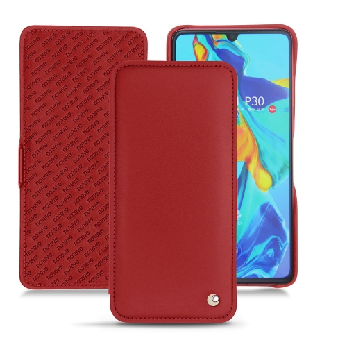 가죽 커버 Huawei P30Rouge ( Nappa - Pantone #d50032 ) 