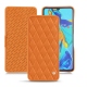 Housse cuir Huawei P30 - Orange - Couture ( Nappa - Pantone 1495U ) 