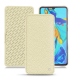 Huawei P30 leather case - Ivoire ( Sleek P C12 - White ) 