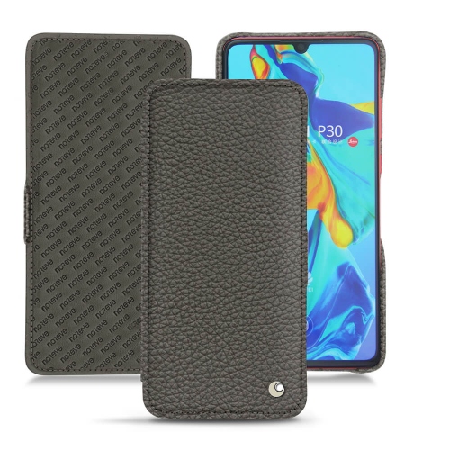 Huawei P30 leather caseAnthracite ( Pantone #41403c ) 