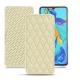 Lederschutzhülle Huawei P30 - Ivoire - Couture ( Sleek P C12 - White ) 