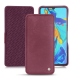 Huawei P30 leather case - Prune vintage ( Pantone 512C ) 
