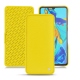 Housse cuir Huawei P30 - Jaune fluo