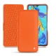 Capa em pele Huawei P30 - Orange fluo
