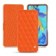 Huawei P30 leather case - Orange fluo - Couture