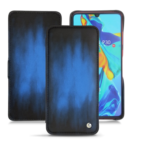 Protections de luxe - étuis, housses, coques - pour Huawei P30Bleu Patine