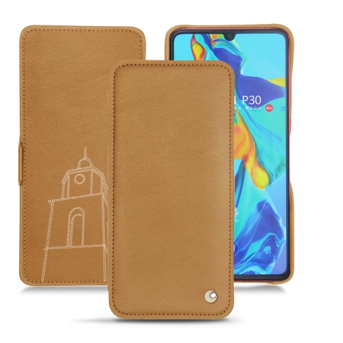 Huawei P30 leather caseCastan esparciate ( Pantone #824F2A )