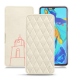 Custodia in pelle Huawei P30 - Blanc escumo - Couture