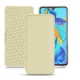Housse cuir Huawei P30 - Beige PU