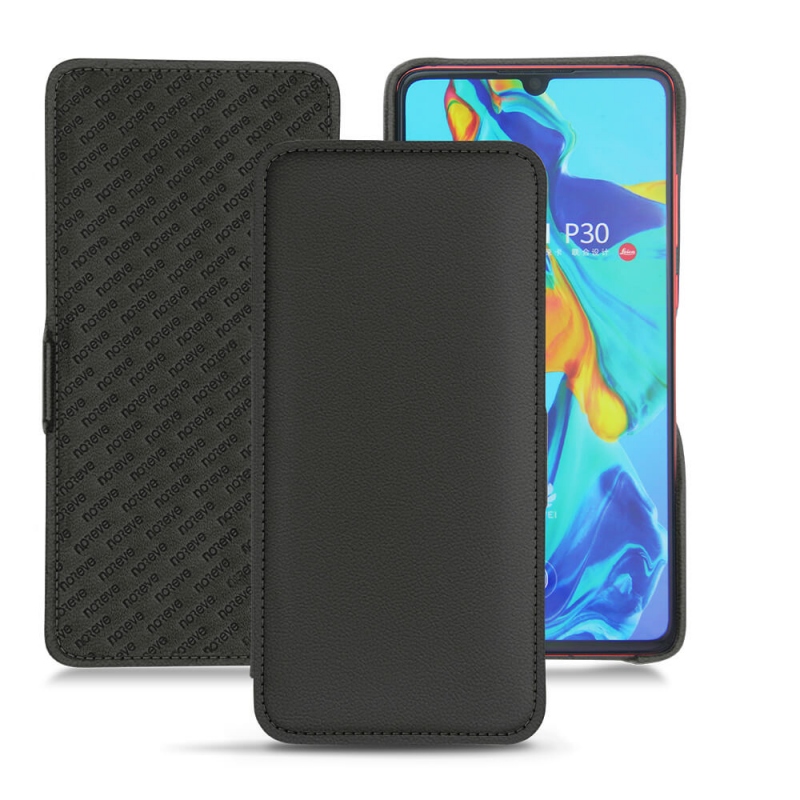 Capa em pele Huawei P30 - Noir PU