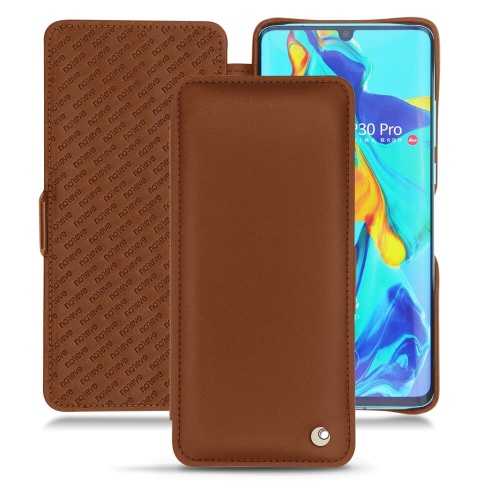 Funda de piel Huawei P30 ProMarron ( Nappa - Pantone #8B4720 ) 