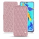 Housse cuir Huawei P30 Pro - Rose - Couture ( Nappa - Pantone 2365C ) 