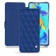 Housse cuir Huawei P30 Pro - Bleu océan - Couture ( Nappa - Pantone 293C ) 