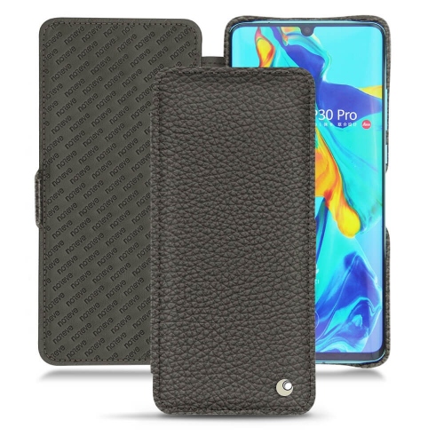 硬质真皮保护套 Huawei P30 ProAnthracite ( Pantone #41403c ) 