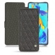 가죽 커버 Huawei P30 Pro - Anthracite - Couture ( Pantone 424C ) 