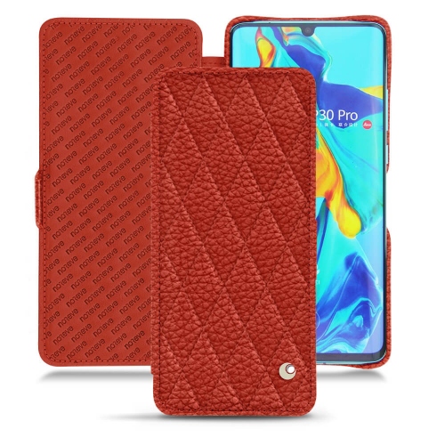 Funda de piel Huawei P30 ProPapaye - Couture ( Pantone #b54317 ) 