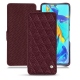 Funda de piel Huawei P30 Pro - Lie de vin - Couture ( Pantone 5115C ) 