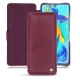 Huawei P30 Pro leather case - Prune vintage ( Pantone 512C ) 
