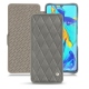 Housse cuir Huawei P30 Pro - Acier vintage - Couture