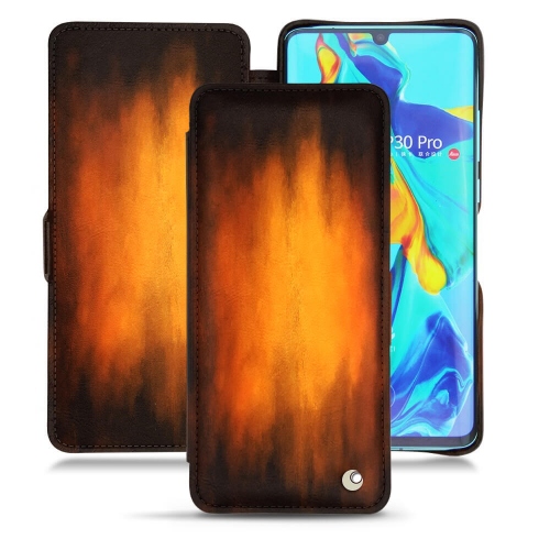 Huawei P30 Pro leather caseFauve Patine