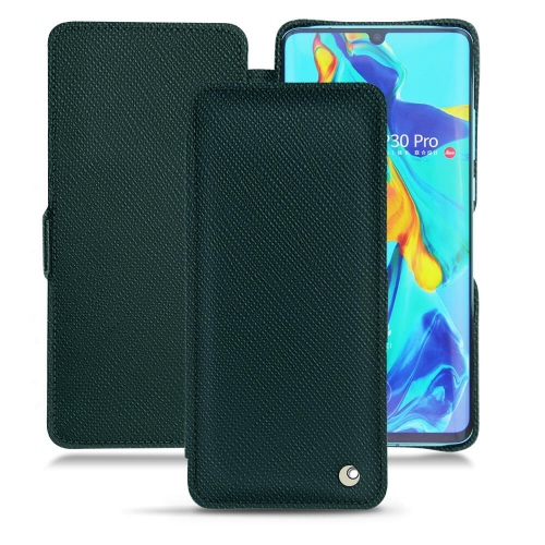 Huawei P30 Pro leather caseVert séduisant ( Pantone #1d3c34 ) 