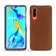 Coque cuir Huawei P30 - Marron ( Nappa - Pantone 1615C ) 