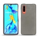 Huawei P30 leather cover - Acier vintage ( Pantone 403C ) 