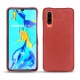 Huawei P30 leather cover - Cerise vintage ( Pantone 185C ) 