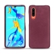 Custodia in pelle Huawei P30 - Prune vintage ( Pantone 512C ) 