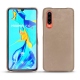 Coque cuir Huawei P30 - Taupe vintage ( Pantone 7530C ) 