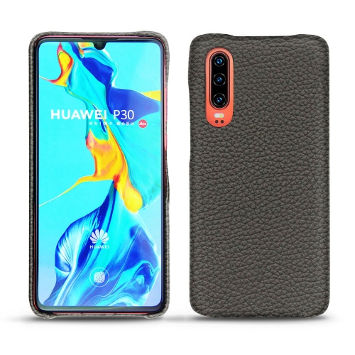 Custodia in pelle Huawei P30Anthracite ( Pantone #41403c ) 