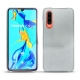 Coque cuir Huawei P30 - Platinium ( Pantone 877C ) 