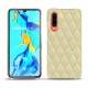 가죽 커버 Huawei P30 - Beige - Couture ( Nappa - Pantone 7502C ) 