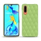 Lederschutzhülle Huawei P30 - Vert olive - Couture ( Nappa - Pantone 578U ) 