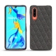 Custodia in pelle Huawei P30 - Anthracite - Couture ( Pantone 424C ) 