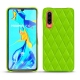 Custodia in pelle Huawei P30 - Vert fluo - Couture
