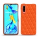 Capa em pele Huawei P30 - Orange fluo - Couture