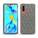 가죽 커버 Huawei P30 - Acier vintage - Couture
