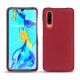Coque cuir Huawei P30 - Rouge passion