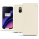 Lederschutzhülle OnePlus 6T - Blanc (  Nappa - White ) 