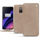 Custodia in pelle OnePlus 6T - Taupe vintage ( Pantone 7530C ) 