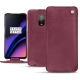 Funda de piel OnePlus 6T - Prune vintage ( Pantone 512C ) 