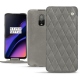 レザーケース OnePlus 6T - Acier vintage - Couture