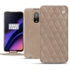 レザーケース OnePlus 6T - Taupe vintage - Couture